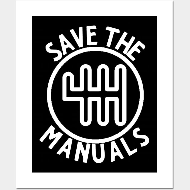 Save the manuals Wall Art by Sloop